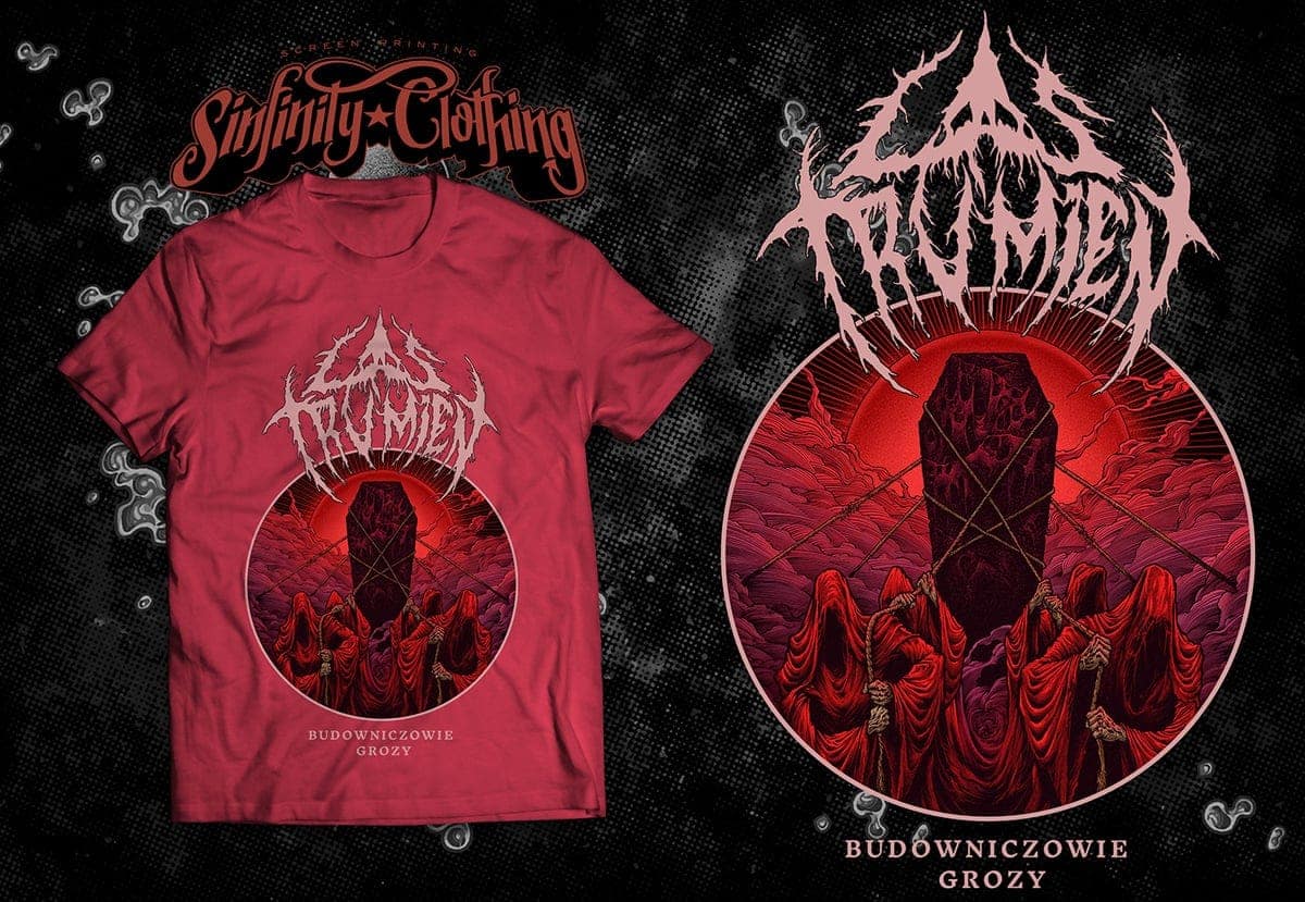 Koszulka Budowniczowie Grozy CZERWONA - obrazek 2